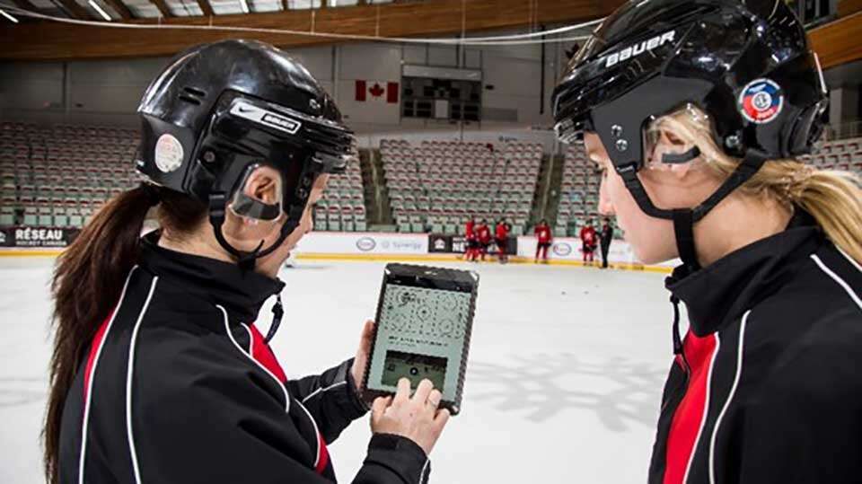 Hockey coaching clinic